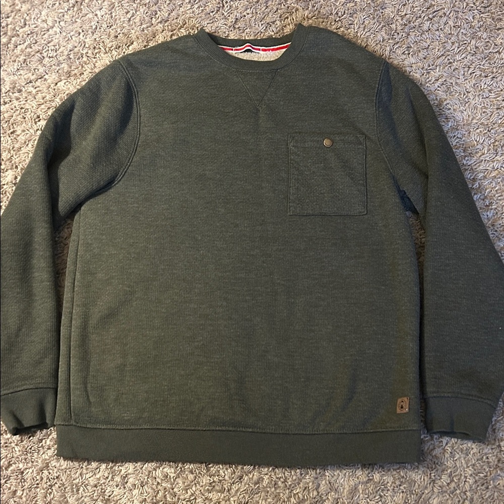Coleman Dark Green Crewneck Sweater
